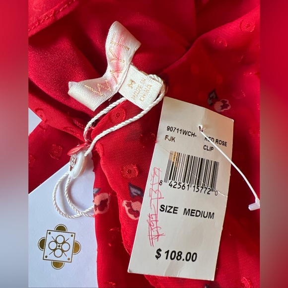 Wayf Vibrant Red Asymmetrical Dress - Picture 7 of 7